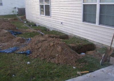 Home foundation work by PDQ Enterprises